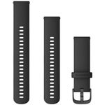 Curea smartwatch Garmin 22mm, Black/Gunmetal fotografia produsului