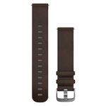 Curea smartwatch Garmin, 20mm, Large, Leather, Brown fotografia produsului