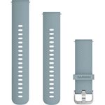 Curea smartwatch Garmin, 20mm, Silicone, Seafoam/Silver fotografia produsului