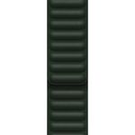 Curea pentru Apple Watch 41mm, Leather Link - M/L, Sequoia Green fotografia produsului
