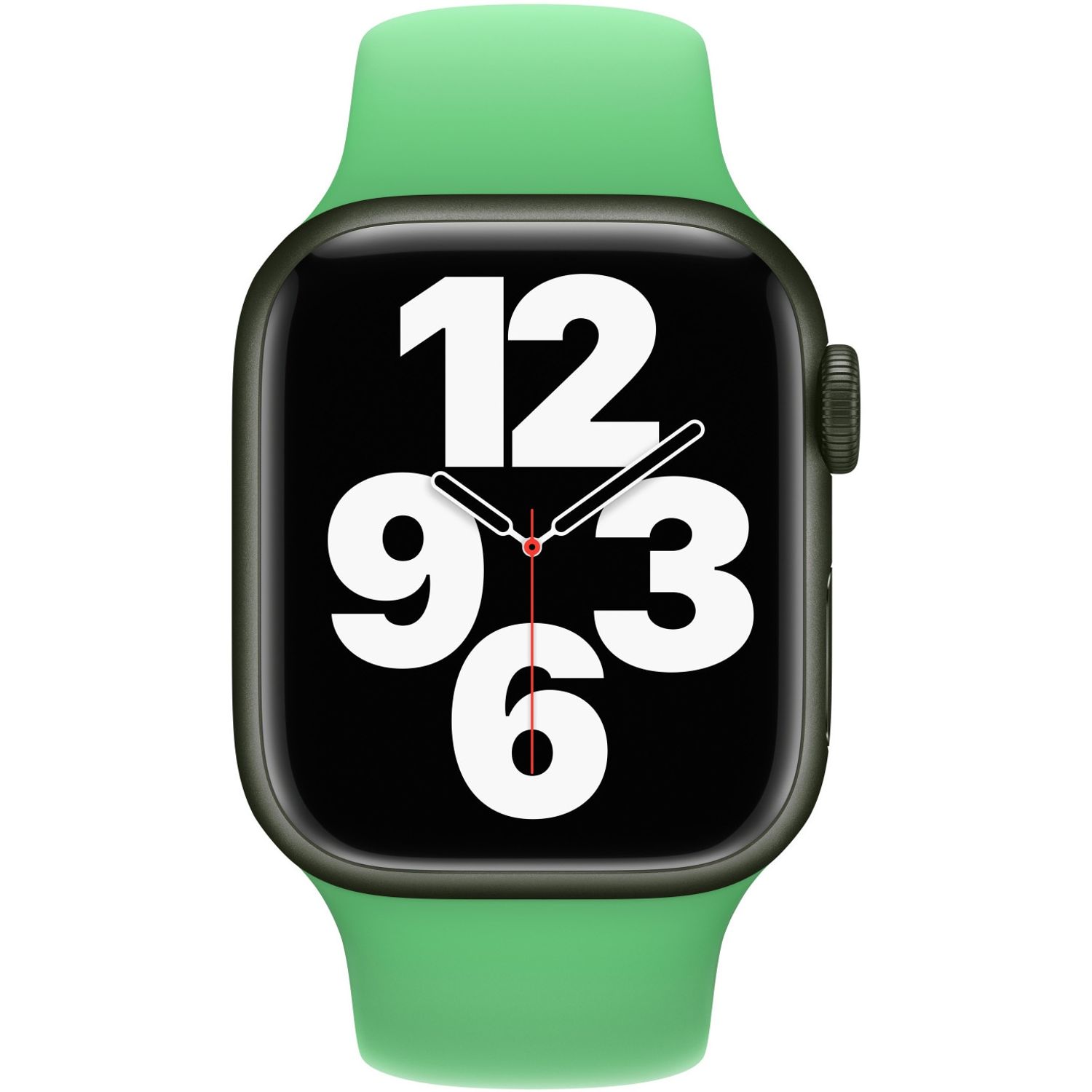 Curea pentru Apple Watch 41mm, Sport Band, Regular, Bright Green fotografia produsului View 3 L