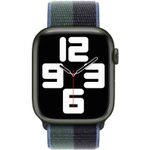 Curea pentru Apple Watch 45mm, Sport Loop, Midnight/Eucalyptus fotografia produsului View 3 S