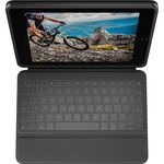 Husa cu tastatura Logitech Rugged Folio pentru iPad (7th gen), Black fotografia produsului