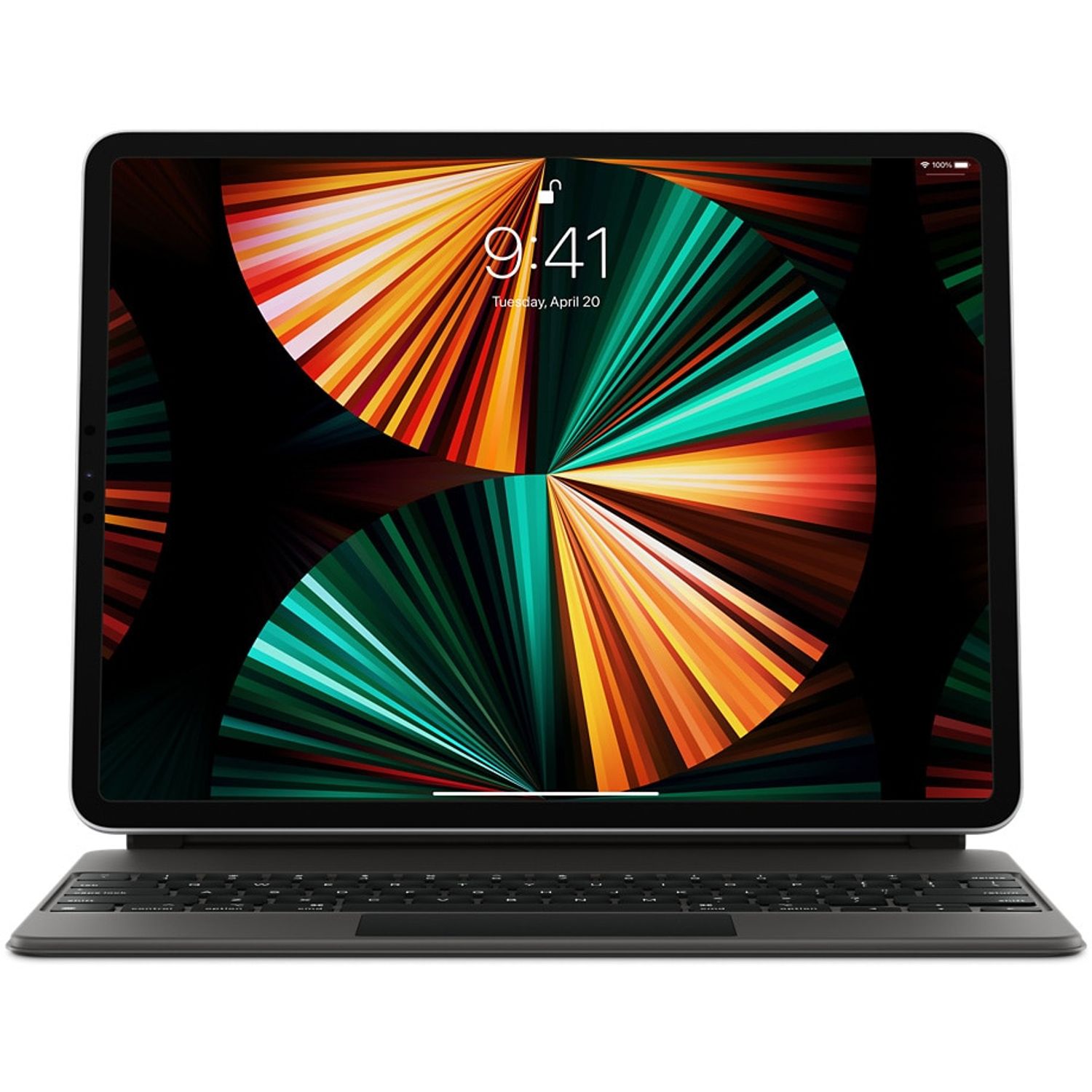 Tastatura Apple Magic pentru iPad Pro 129" (5th), Layout INT EN, Black fotografia produsului View 2 L