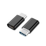 Adaptor Gembird USB Tip C (m) 20 la Micro USB (f), Negru fotografia produsului