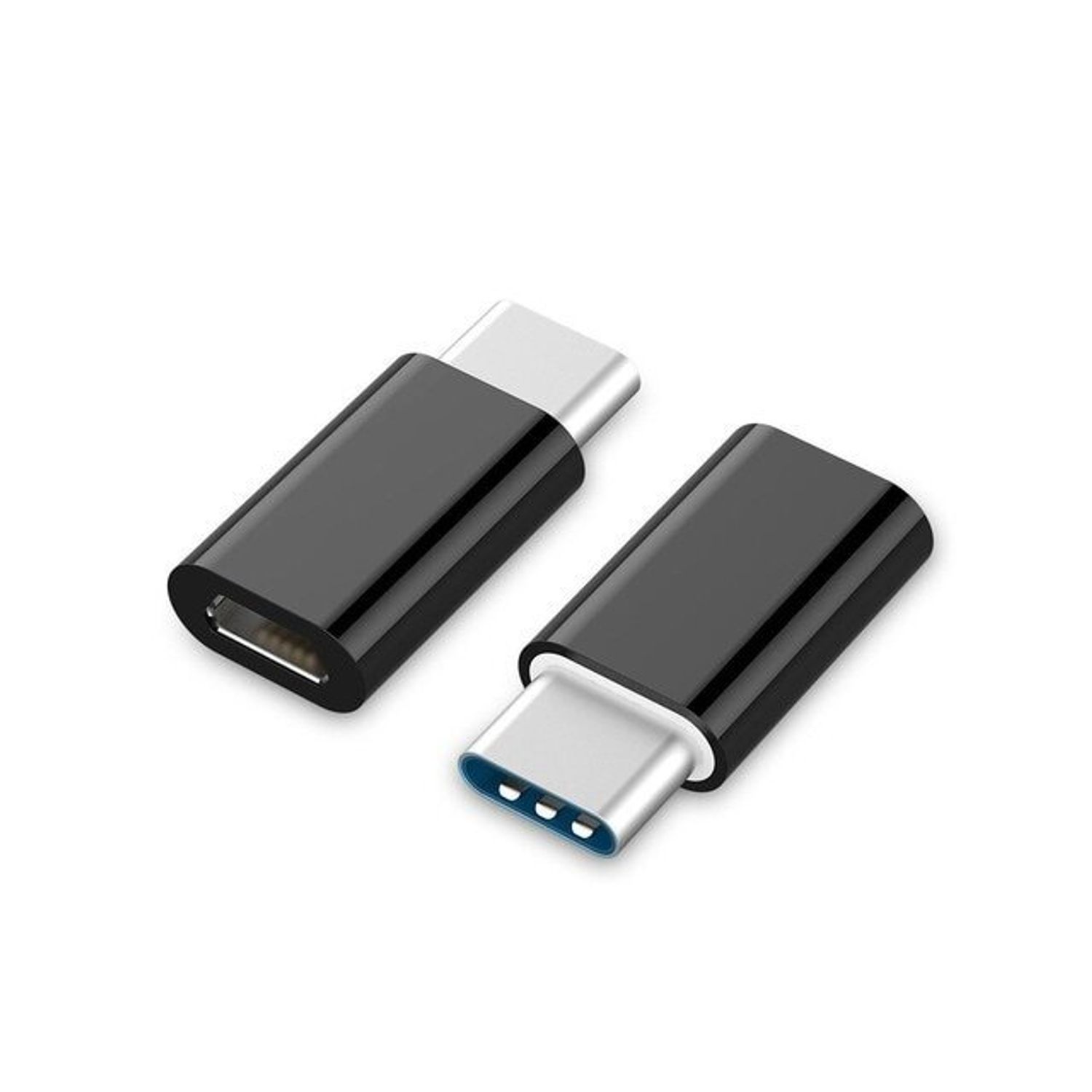 Adaptor Gembird USB Tip C (m) 20 la Micro USB (f), Negru fotografia produsului