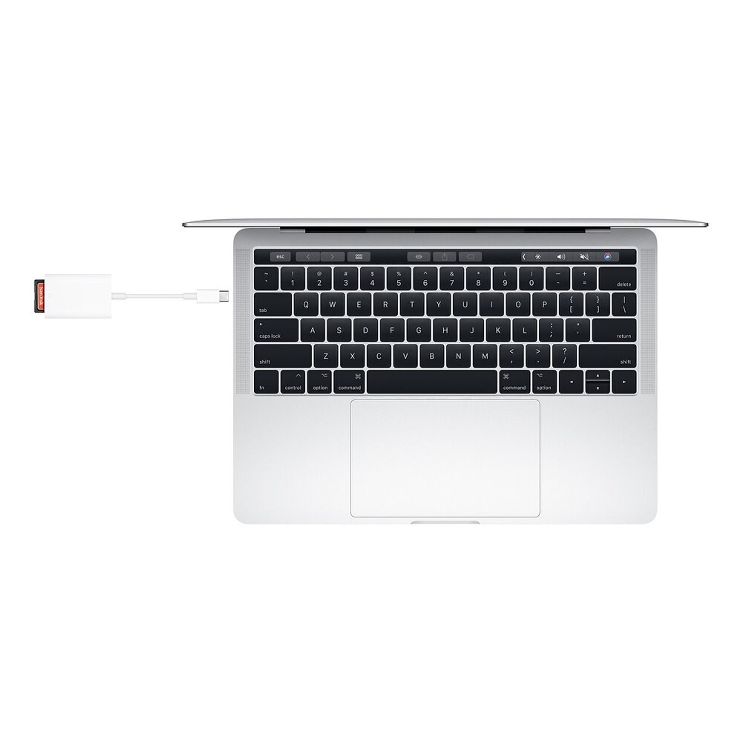 Adaptor cititor de carduri Apple USB Type C, White fotografia produsului View 3 L