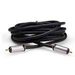 Cablu audio/video Serioux Premium, RCA - RCA, 3m, negru fotografia produsului View 2 S