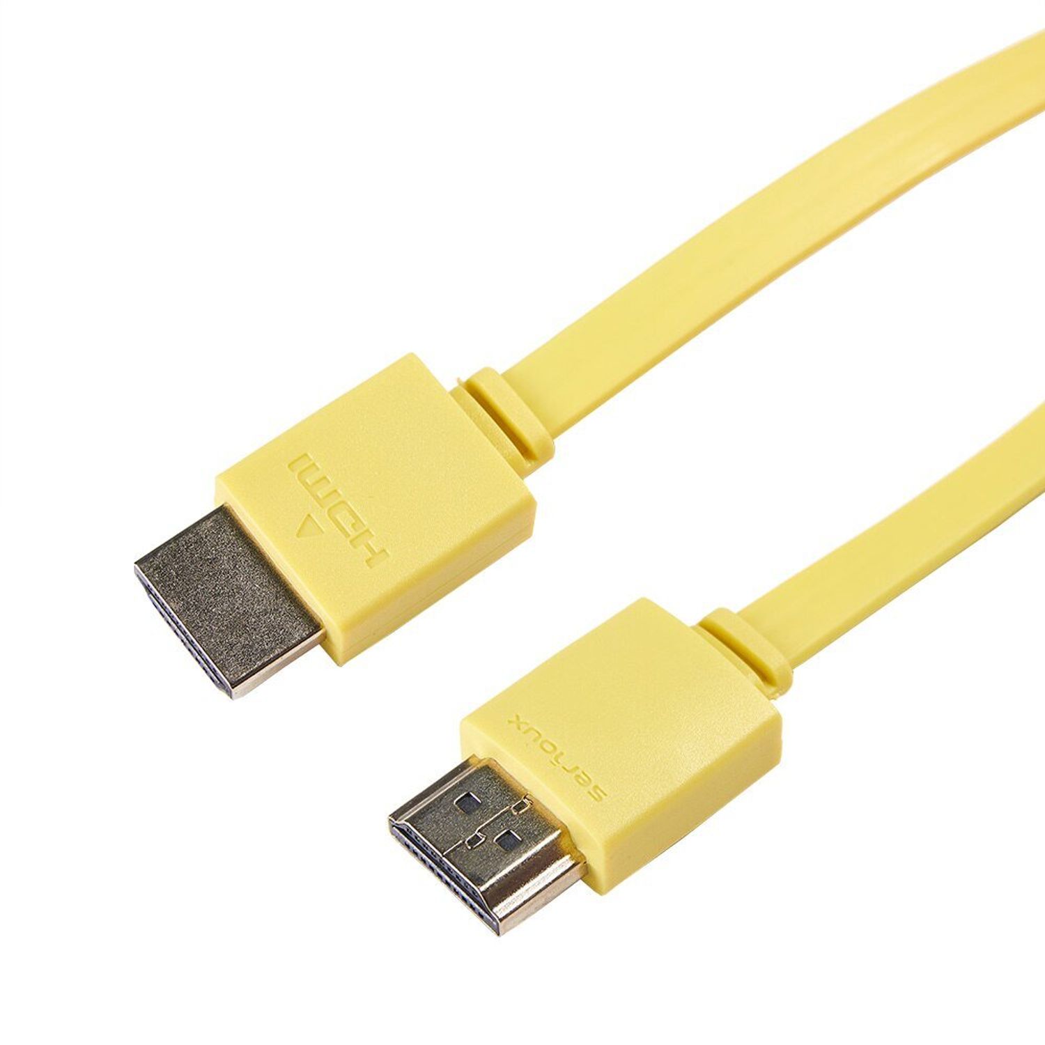 Cablu video Serioux, HDMI tata - HDMI tata, 15m, galben fotografia produsului