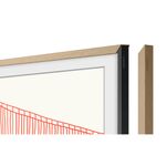 Rama stil modern pentru TV Samsung, Bej, The Frame 55LS03A model 2021 fotografia produsului View 5 S