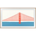 Rama stil modern pentru TV Samsung, Bej, The Frame 55LS03A model 2021 fotografia produsului View 2 S
