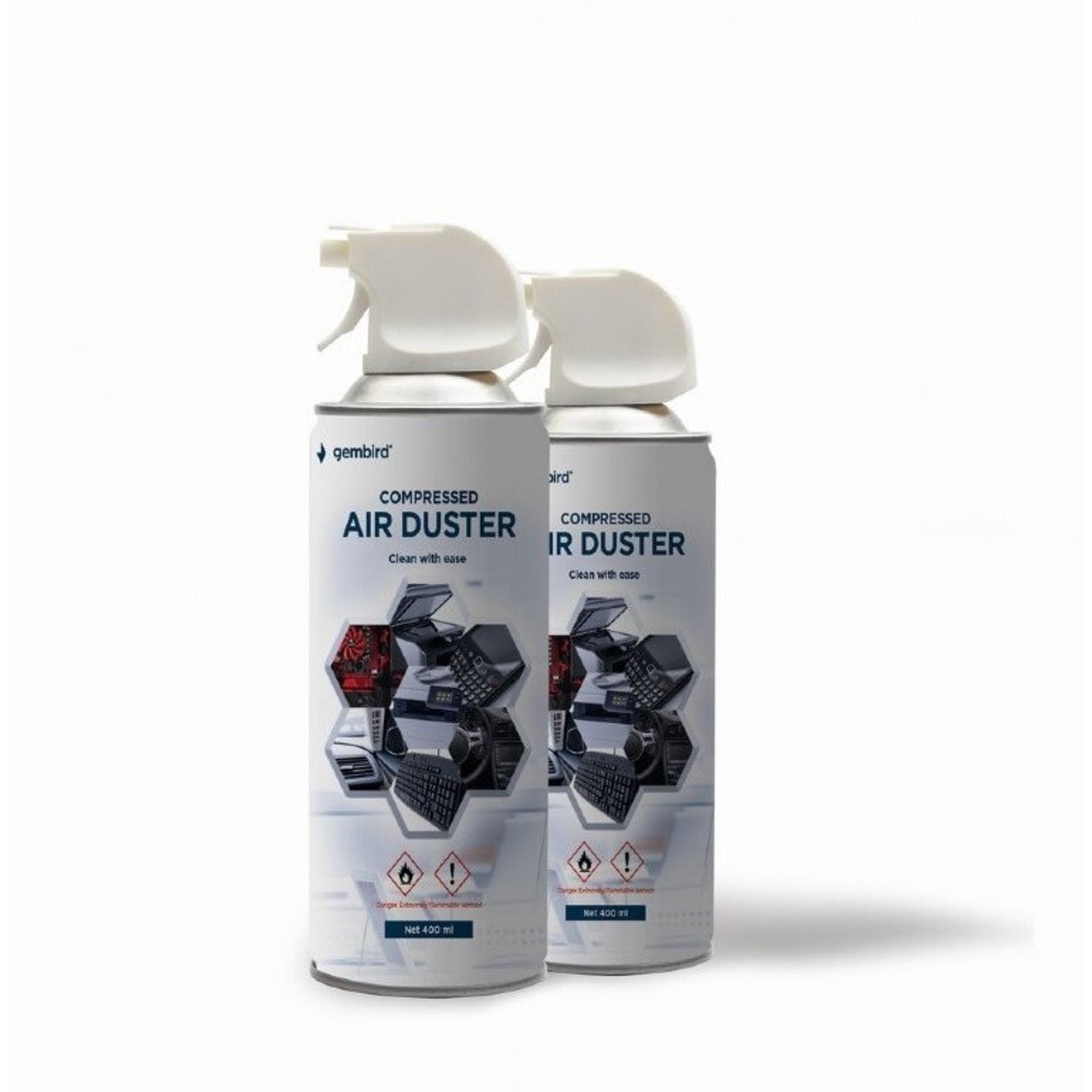Spray curatare Gembird, cu aer comprimat, 400 ml fotografia produsului