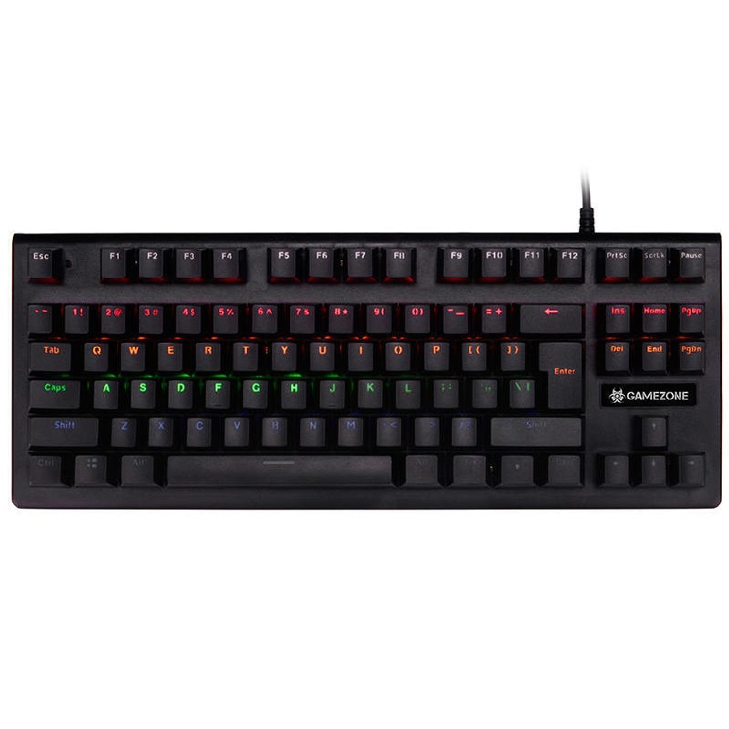 Tastatura gaming Tracer Gamezone Stinger 87, Negru fotografia produsului View 4 L