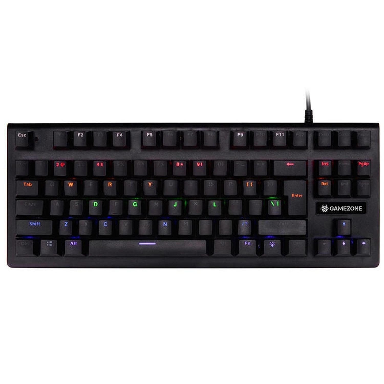 Tastatura gaming Tracer Gamezone Stinger 87, Negru fotografia produsului View 6 L