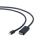 Cablu Gembird, mini Display port la HDMI, 18m, (T/T), 4K, black fotografia produsului