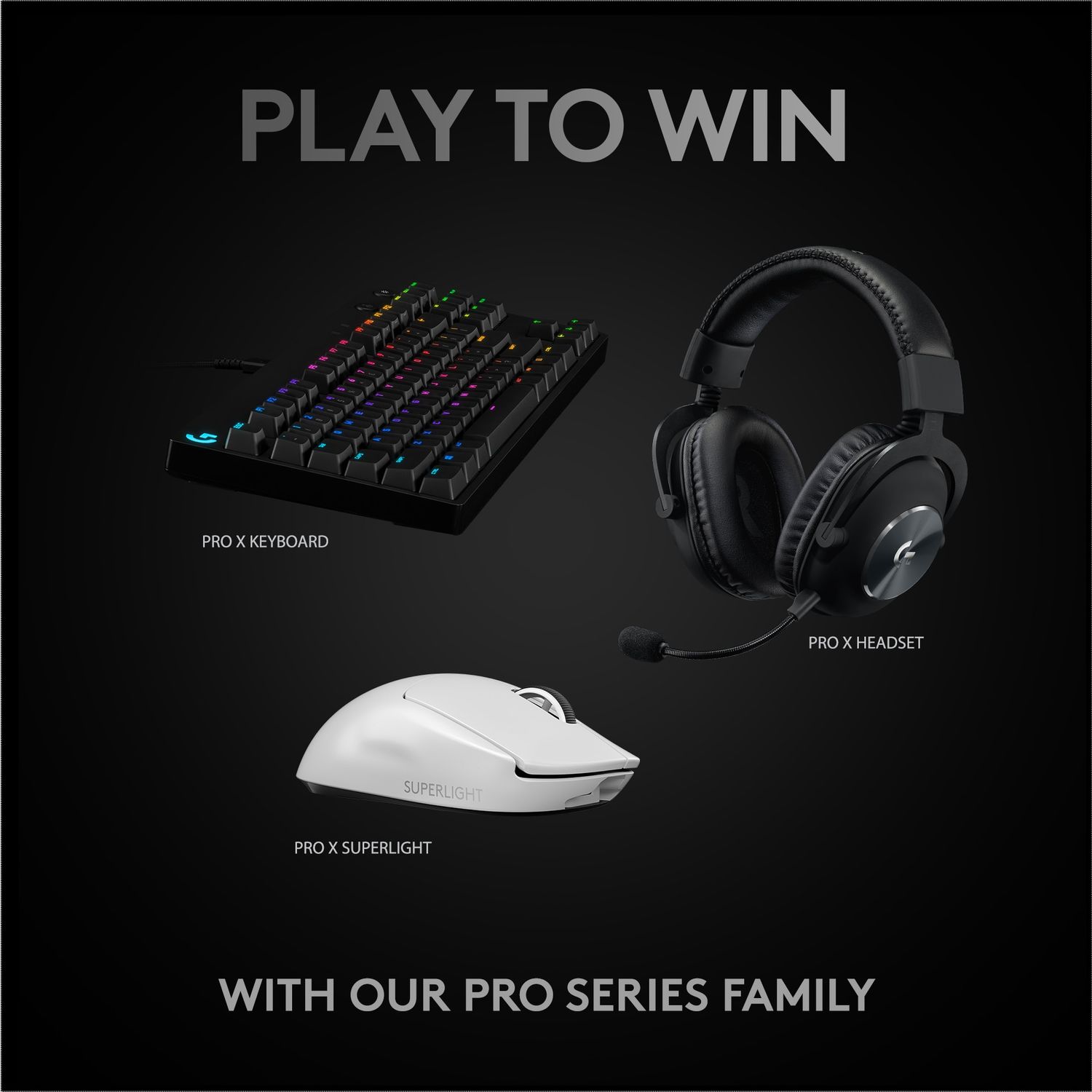 Mouse gaming wireless Logitech Pro X Superlight, ultrausor 63g, senzor LightSpeed Hero 25K DPI, Alb fotografia produsului View 7 L
