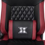 Scaun gaming Serioux Theon, Negru/Burgundy fotografia produsului View 3 S
