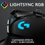 Mouse gaming Logitech G502 Hero 25K DPI, Negru fotografia produsului View 6 S