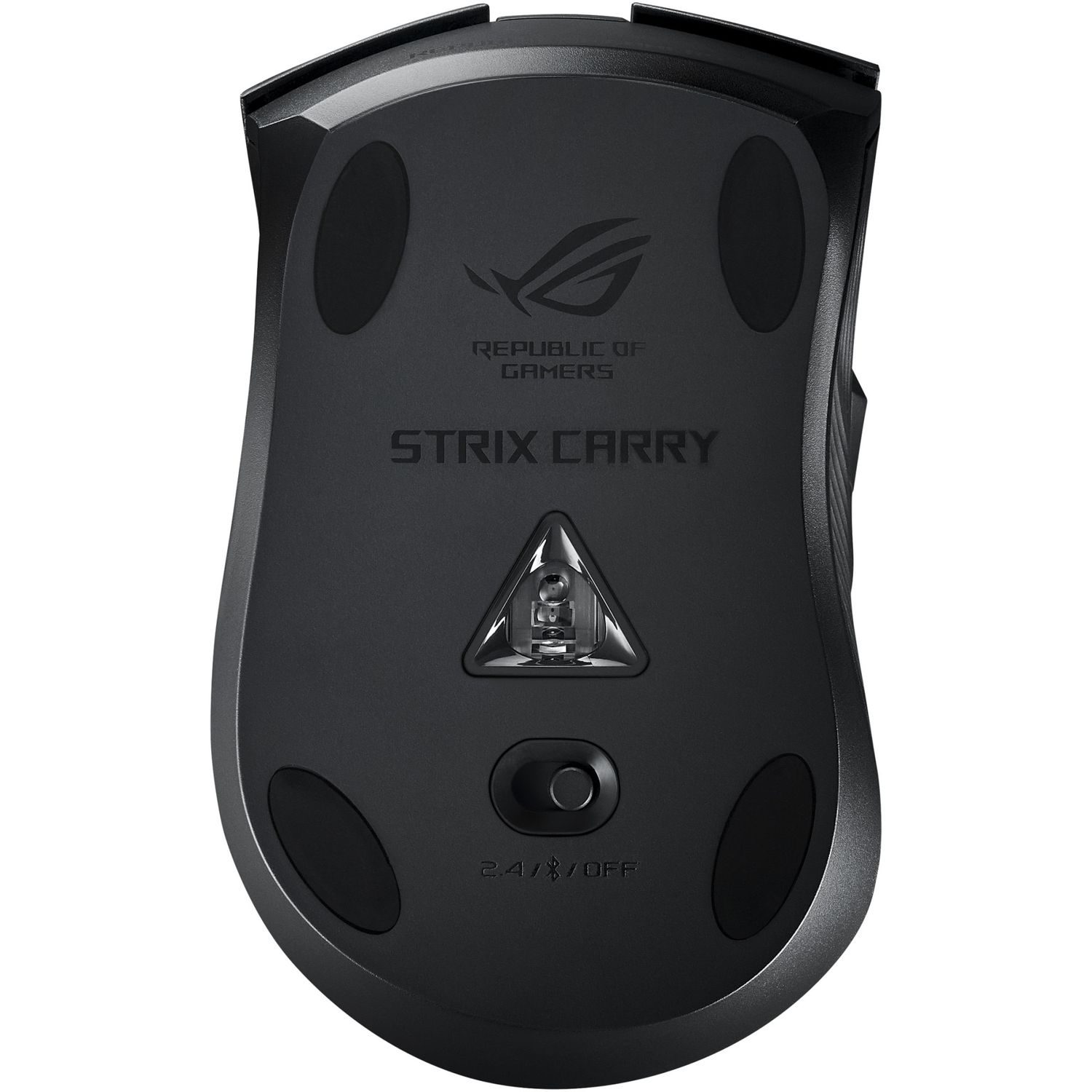 Mouse gaming wireless ASUS ROG Strix Carry, switch-uri Omron, 7200 dpi, 6 butoane fotografia produsului View 4 L