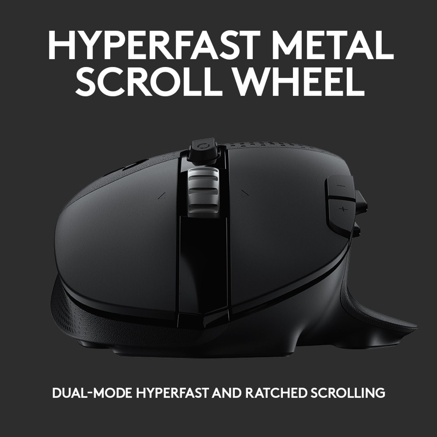 Mouse gaming wireless Logitech G604 LightSpeed Hero 16K DPI, Negru fotografia produsului View 4 L
