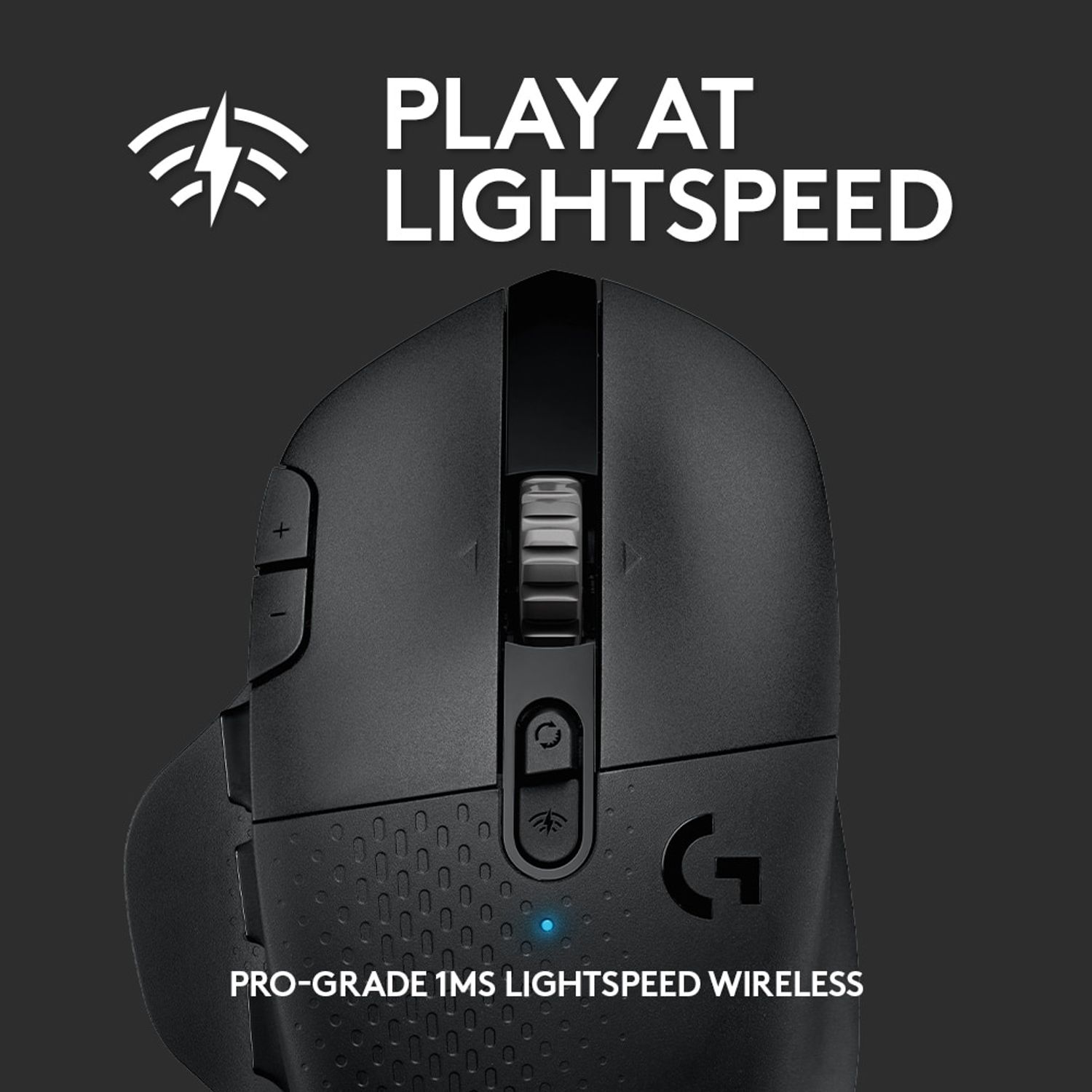 Mouse gaming wireless Logitech G604 LightSpeed Hero 16K DPI, Negru fotografia produsului View 2 L