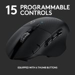 Mouse gaming wireless Logitech G604 LightSpeed Hero 16K DPI, Negru fotografia produsului