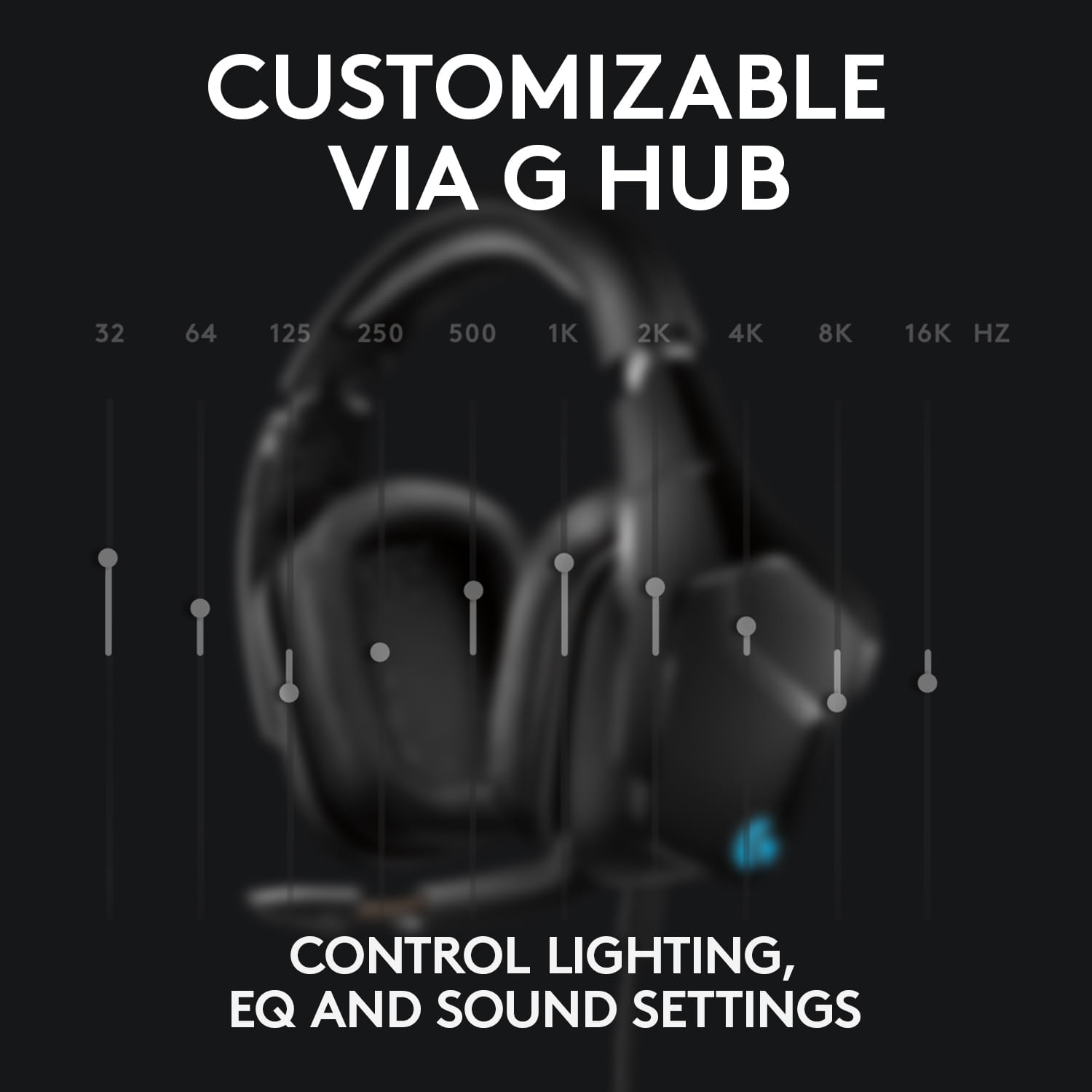 Casti gaming Logitech G635 RGB Lightsync, surround 71, multiplatforma, Negru fotografia produsului View 4 L