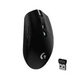 Mouse gaming wireless Logitech G305 LightSpeed Hero 12K DPI, Negru fotografia produsului View 5 S