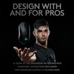 Mouse gaming wireless Logitech G PRO LightSpeed Hero 16K DPI, Negru fotografia produsului View 2 S