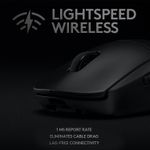 Mouse gaming wireless Logitech G PRO LightSpeed Hero 16K DPI, Negru fotografia produsului View 4 S