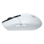 Mouse gaming wireless Logitech G305 LightSpeed Hero 12K DPI, Alb fotografia produsului View 3 S