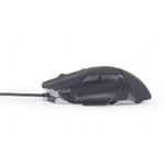 Mouse gaming Gembird, Iluminare RGB, Negru fotografia produsului