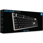 Tastatura gaming mecanica Logitech G413 Backlit, silver fotografia produsului View 5 S