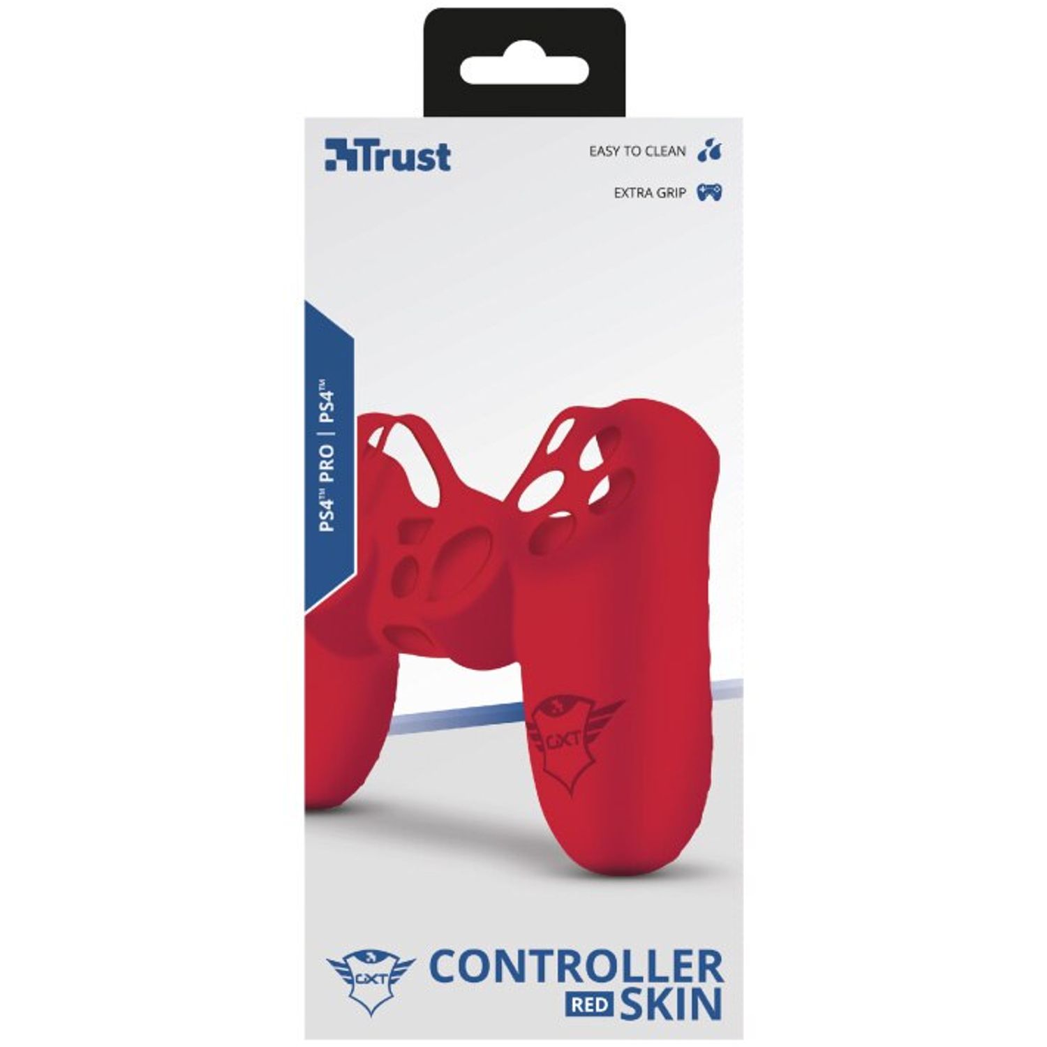 Accesoriu controller Trust GXT 744B Rubber Skin, Red pentru PlayStation 4 fotografia produsului