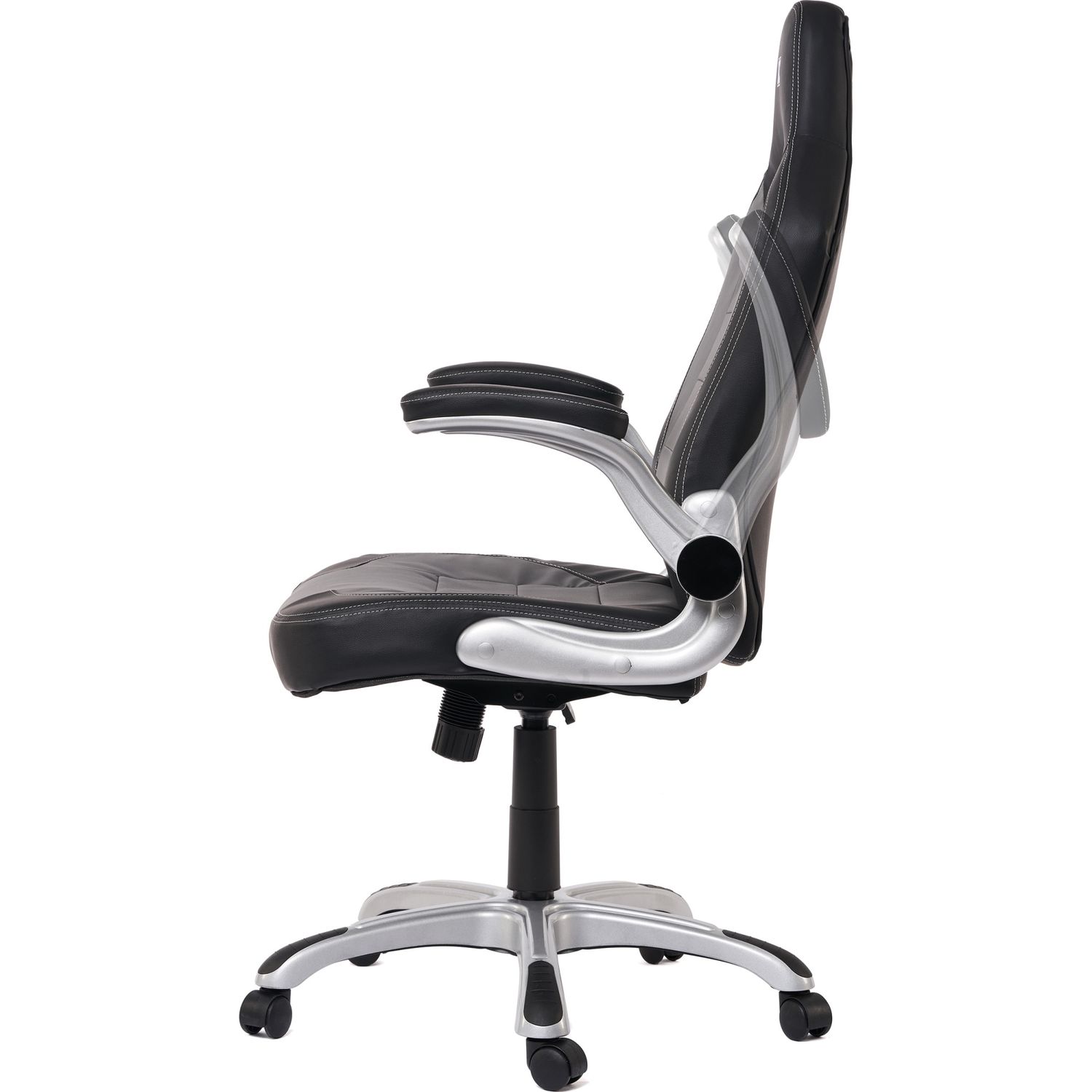 Scaun gaming Serioux Ares, Negru/Gri fotografia produsului View 2 L