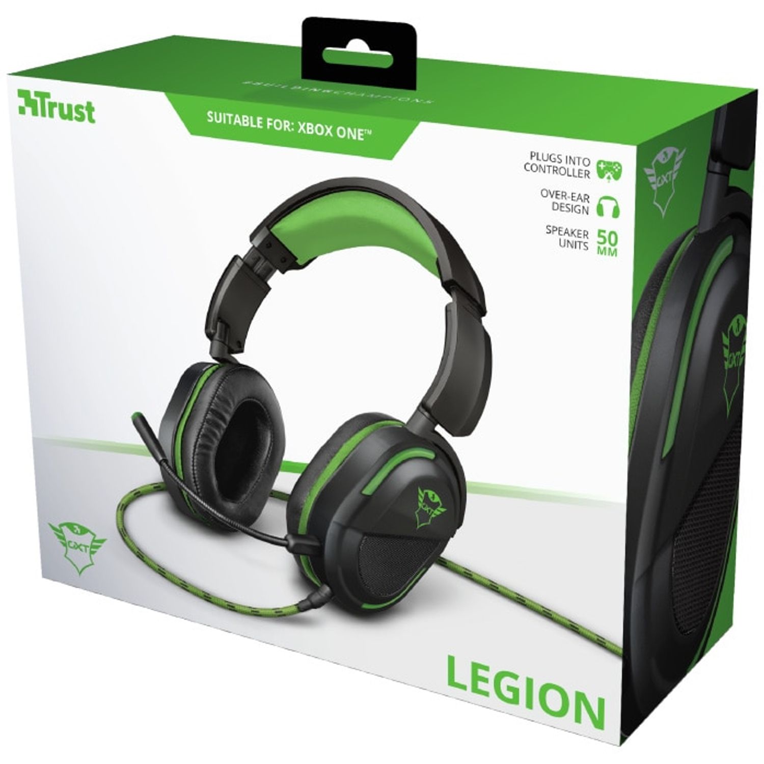 Casti gaming cu microfon Trust GXT 422G Legion pentru Xbox One fotografia produsului View 5 L