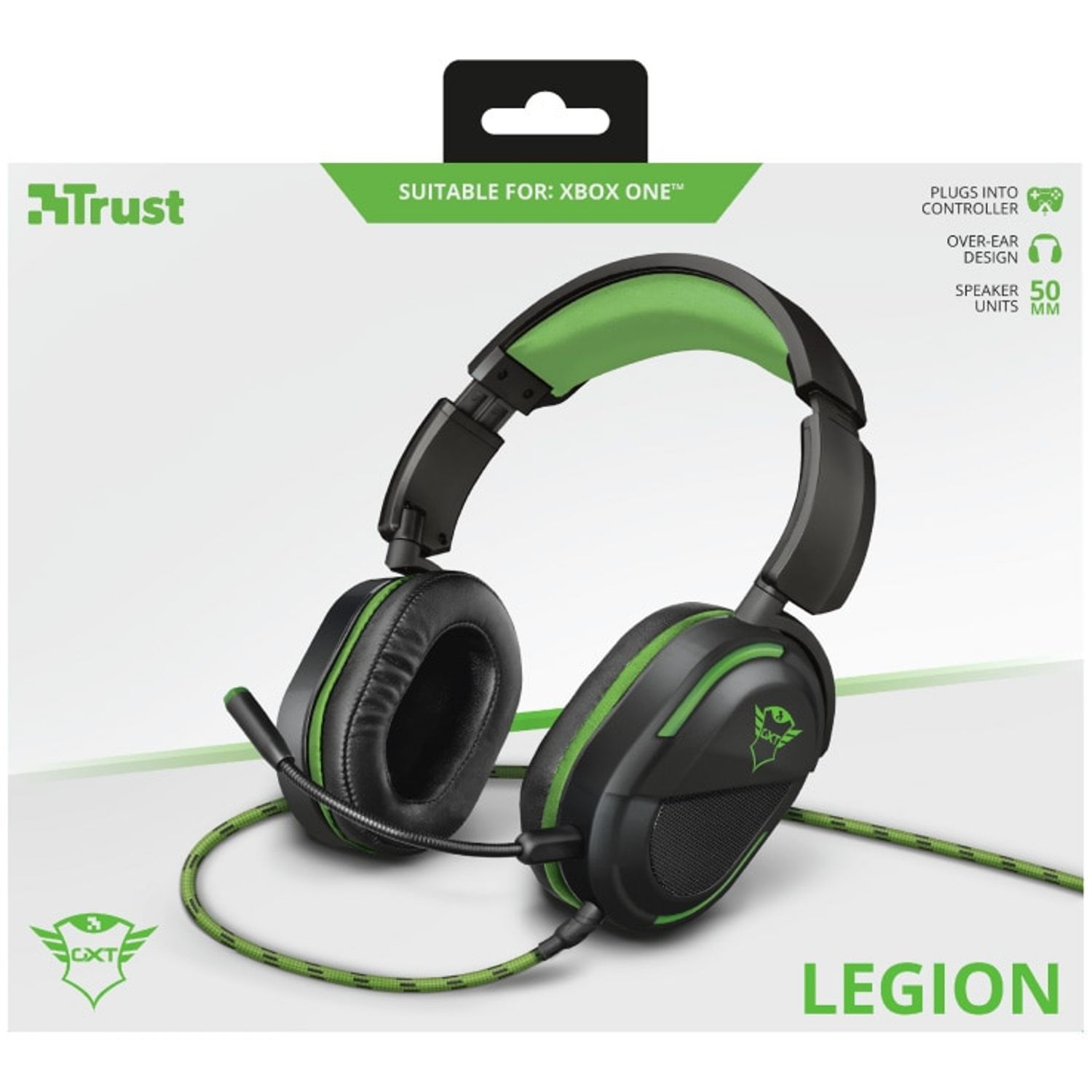 Casti gaming cu microfon Trust GXT 422G Legion pentru Xbox One fotografia produsului View 7 L