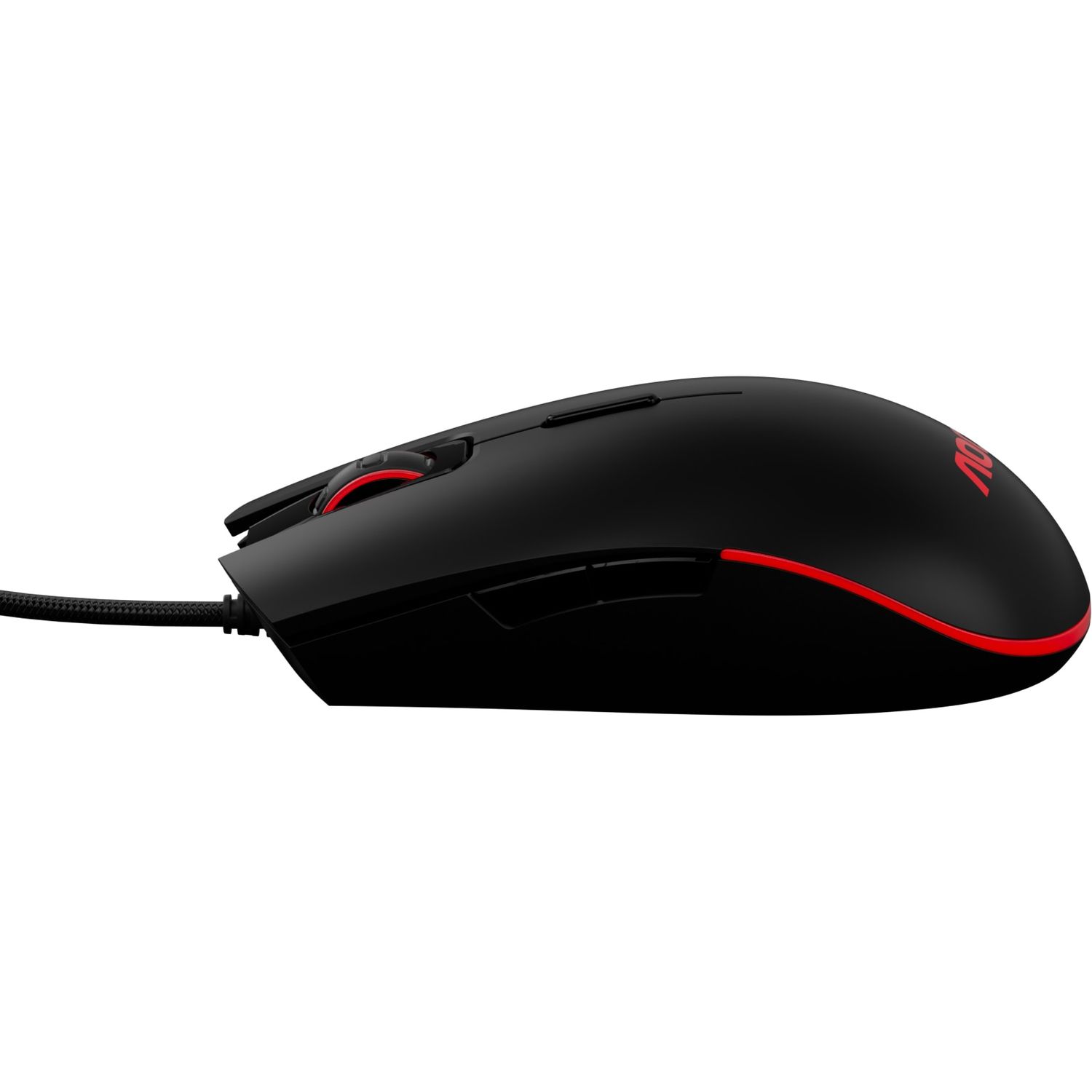 Mouse gaming AOC GM500, iluminare RGB, ambidextru, Negru fotografia produsului View 5 L