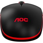 Mouse gaming AOC GM500, iluminare RGB, ambidextru, Negru fotografia produsului View 3 S
