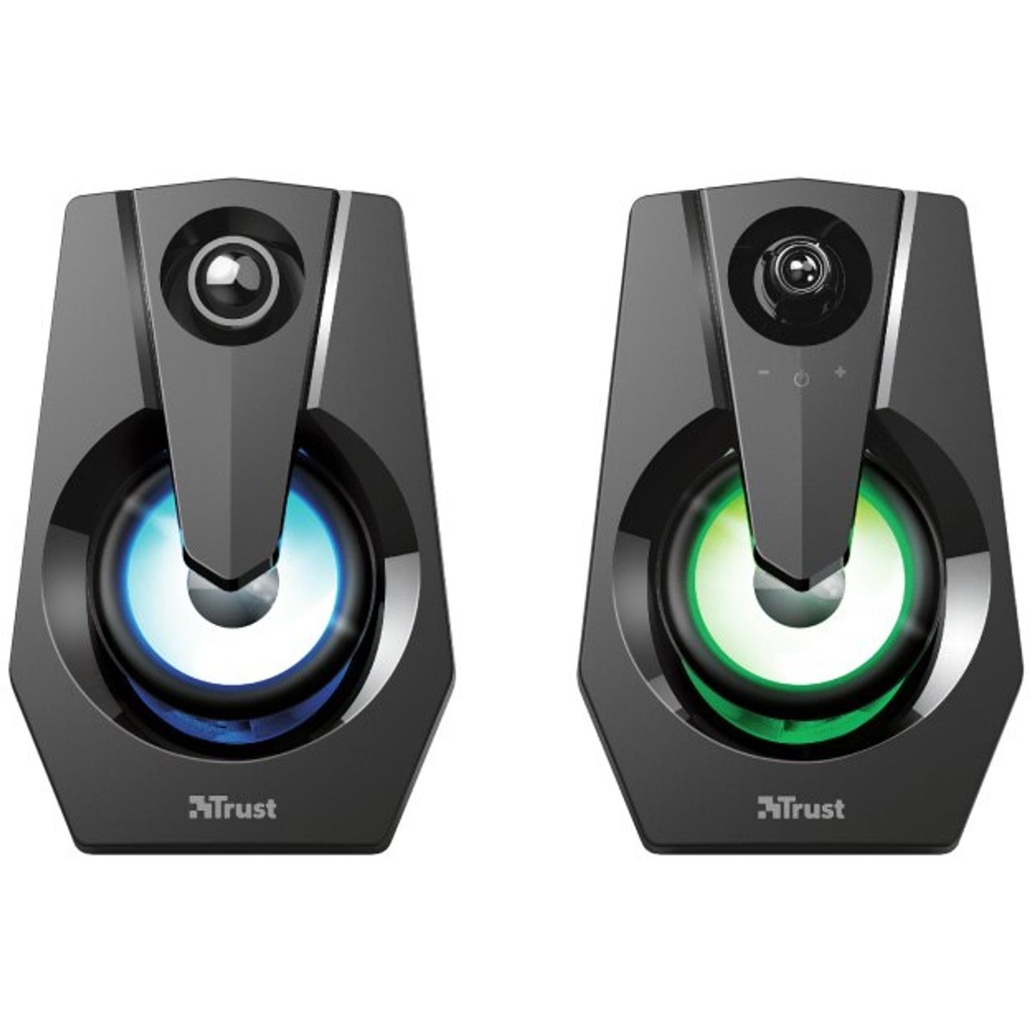 Boxe gaming Trust Ziva, 20, Iluminare RGB, Negru fotografia produsului View 2 L