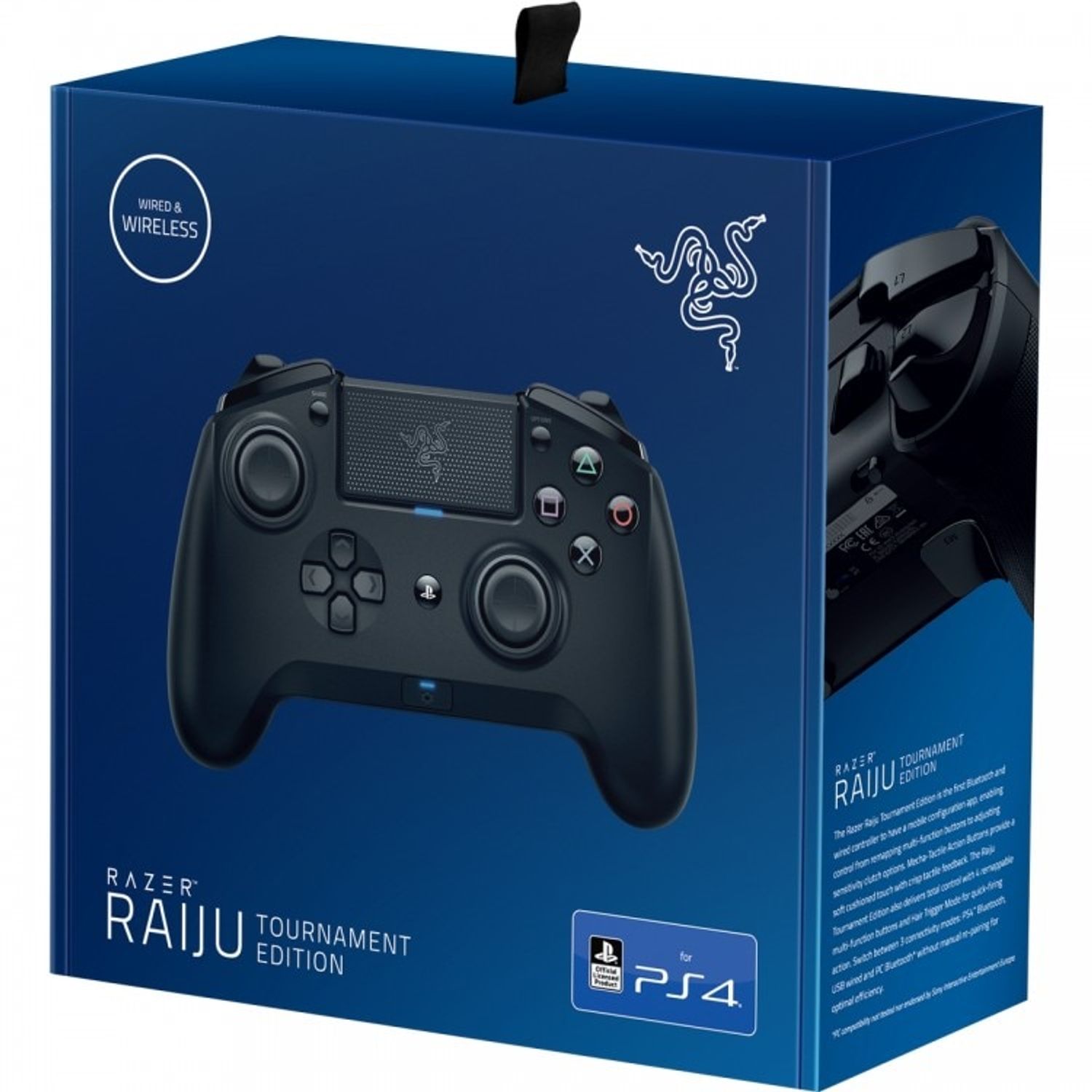 Controller Razer Raiju Tournament Edition PS4 fotografia produsului View 5 L