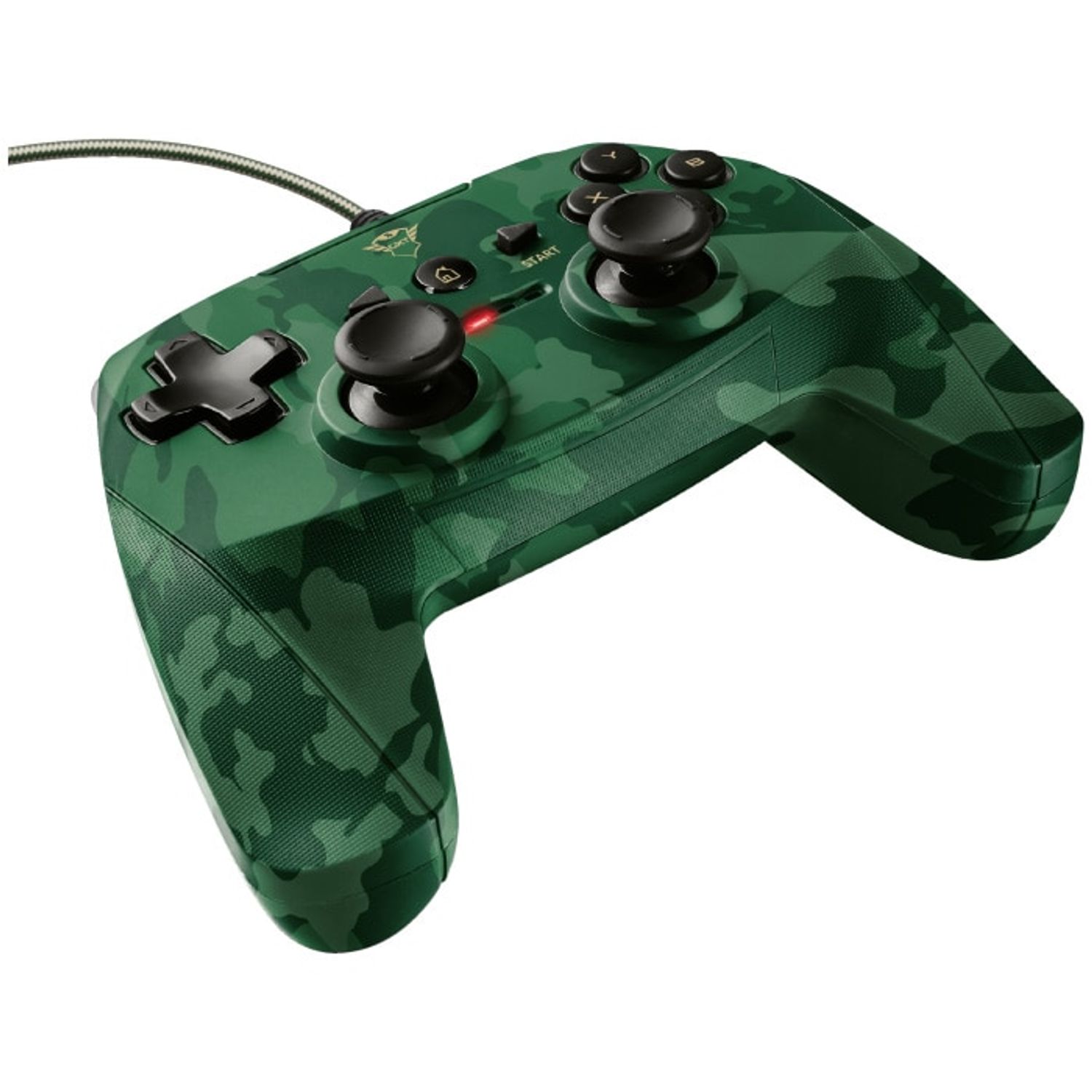 Gamepad Trust GXT 540C Yula Wired Gamepad, Camo pentru PC si PlayStation 3 fotografia produsului