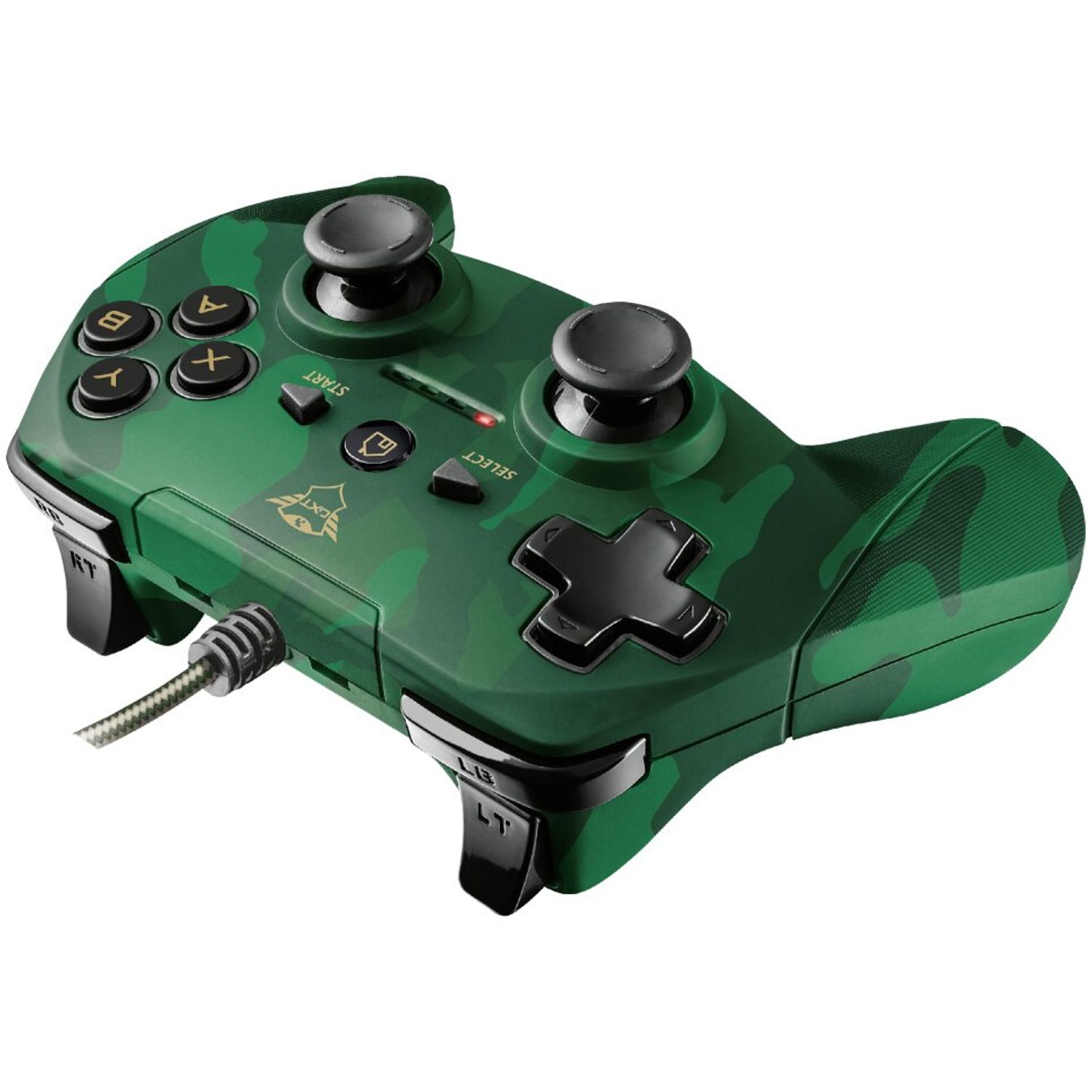Gamepad Trust GXT 540C Yula Wired Gamepad, Camo pentru PC si PlayStation 3 fotografia produsului View 2 L