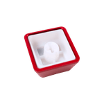Set taste ROG gaming Keycap, taste iluminate pe lateral, capace metalice ROG rosii fotografia produsului View 2 S