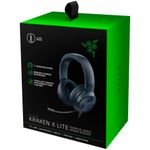Casti gaming Razer Kraken X Lite, surround 71 virtual, multiplatforma, Negru fotografia produsului View 7 S