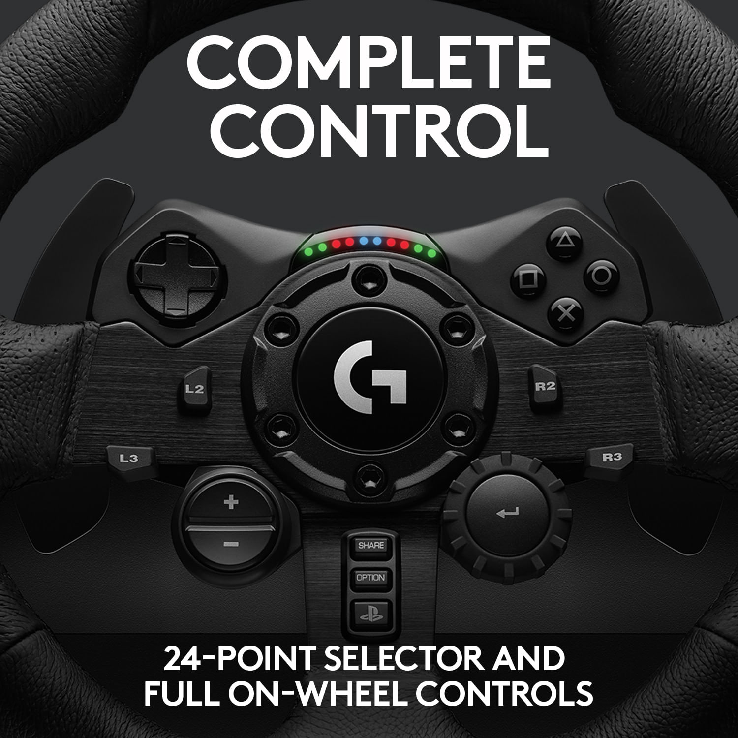 Volan Logitech G923 TRUEFORCE Sim pentru Playstation 4, PlayStation 5 si PC fotografia produsului View 5 L