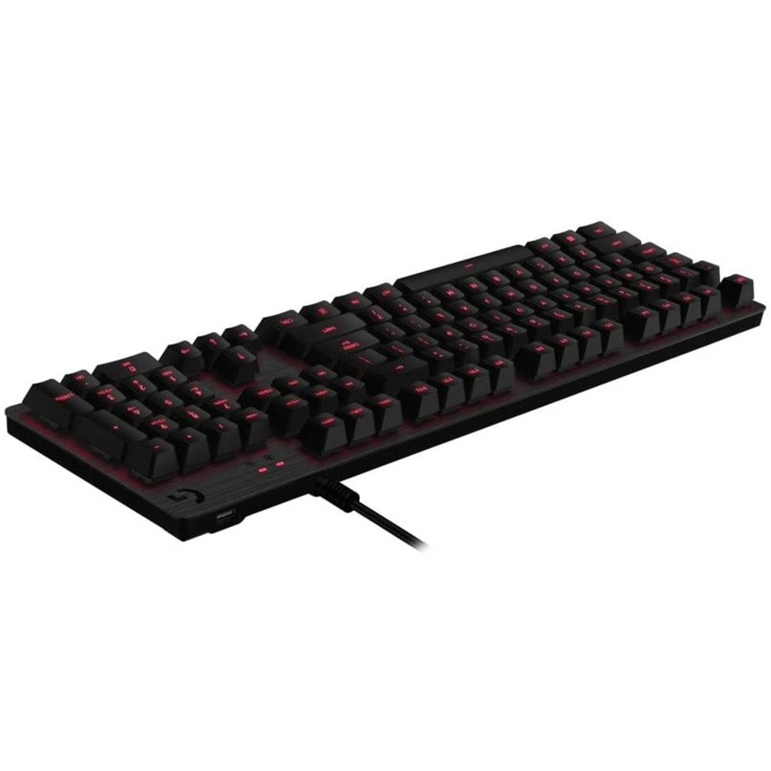 Tastatura gaming mecanica Logitech G413 Backlit, carbon fotografia produsului View 3 L