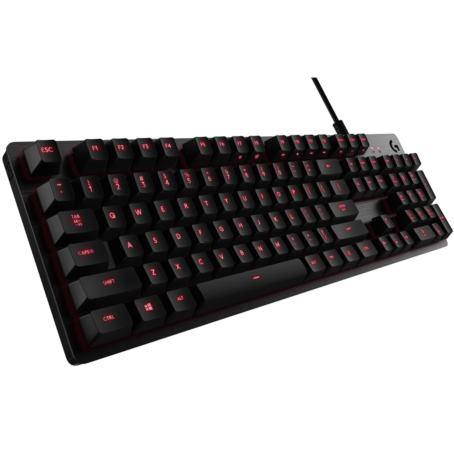 Tastatura gaming mecanica Logitech G413 Backlit, carbon fotografia produsului View 2 L