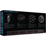 Tastatura gaming mecanica Logitech G413 Backlit, carbon fotografia produsului View 7 S