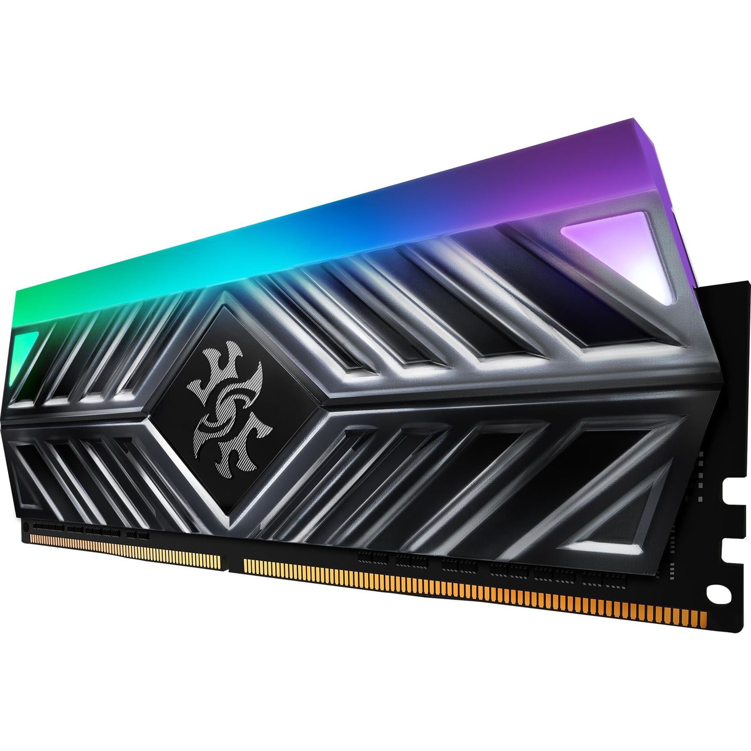 Memorie ADATA XPG Spectrix D41, 8GB DDR4, 3000MHz CL16, Tungsten Grey fotografia produsului View 3 L